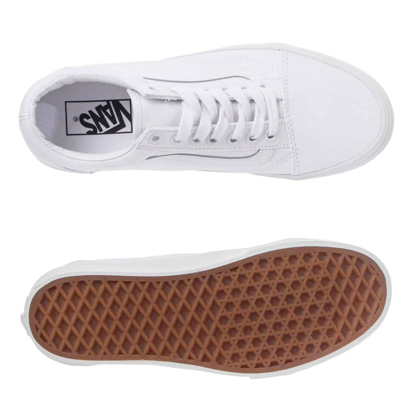 Vans old discount skool blancos mujer