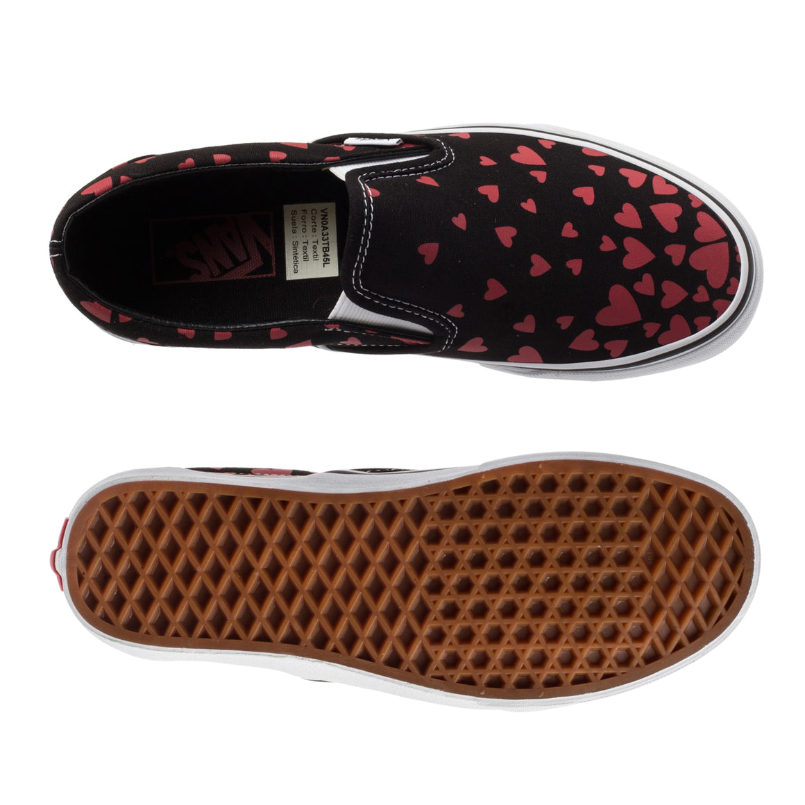 Classic Slip On Valentine's Heart's